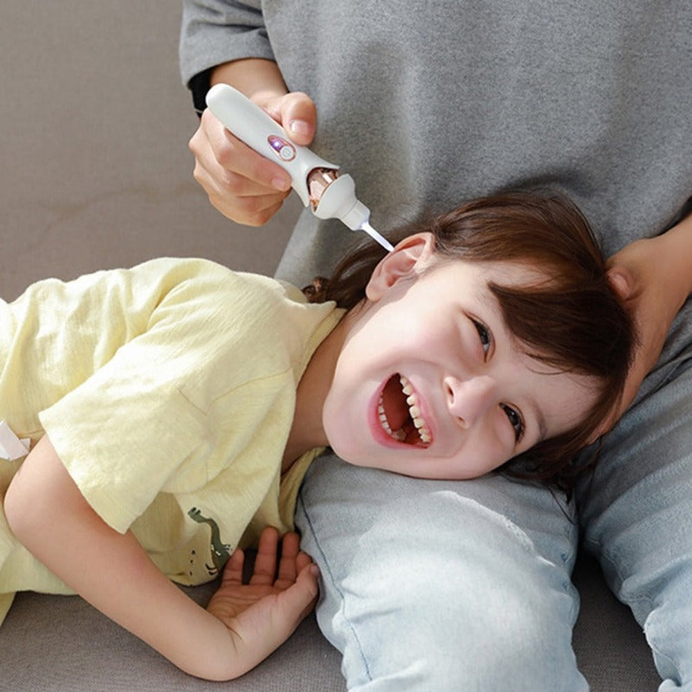 Painless Ear Cleaner with LED Light – Safe Earwax Removal for Adults and Children, Rechargeable with Soft Suction Technology-4